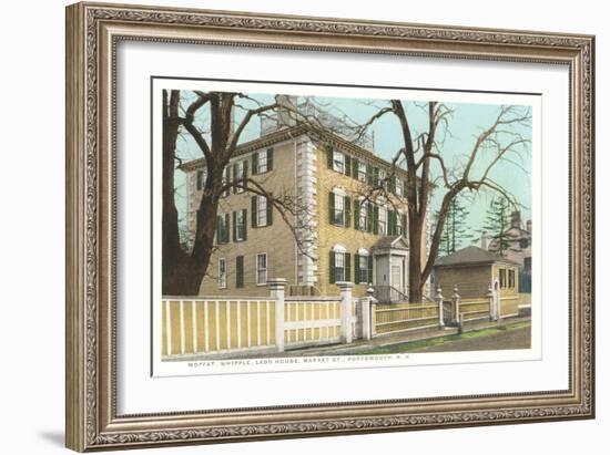 Moffat Whipple Ladd House, Portsmouth, New Hampshire-null-Framed Art Print