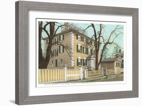 Moffat Whipple Ladd House, Portsmouth, New Hampshire-null-Framed Art Print