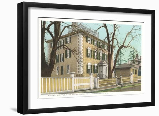 Moffat Whipple Ladd House, Portsmouth, New Hampshire-null-Framed Art Print