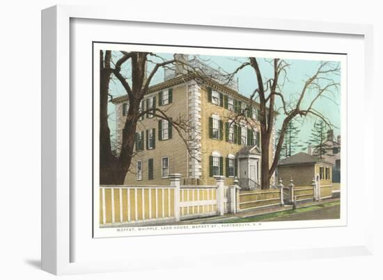 Moffat Whipple Ladd House, Portsmouth, New Hampshire-null-Framed Art Print