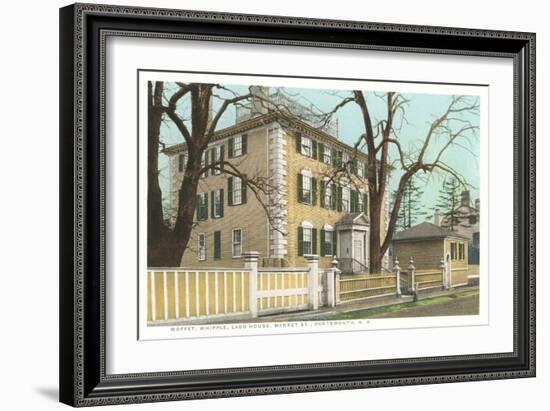 Moffat Whipple Ladd House, Portsmouth, New Hampshire-null-Framed Art Print