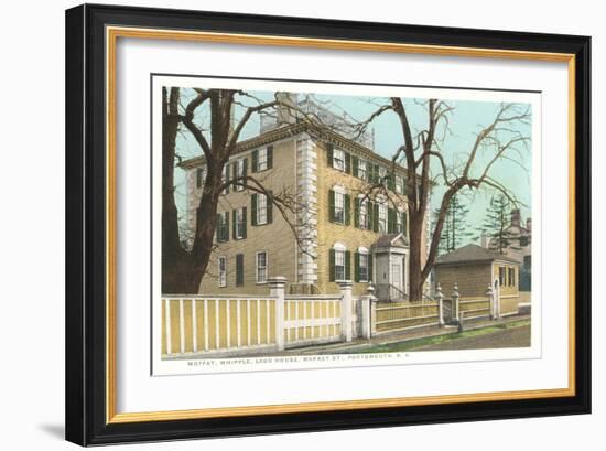 Moffat Whipple Ladd House, Portsmouth, New Hampshire-null-Framed Art Print