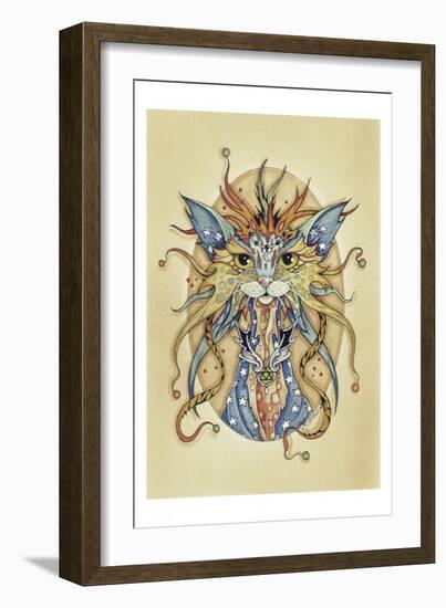 Mog Morgana Le Fay-Linda Ravenscroft-Framed Giclee Print