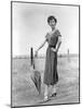 MOGAMBO, 1953 directed by JOHN FORD Ava Gardner (b/w photo)-null-Mounted Photo