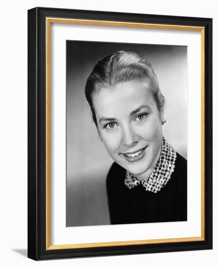 MOGAMBO, 1953 directed by JOHN FORD Grace Kelly (b/w photo)-null-Framed Photo