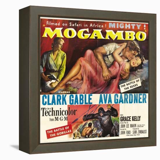 Mogambo, Grace Kelly, Clark Gable, Ava Gardner, 1953-null-Framed Stretched Canvas