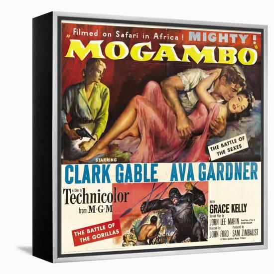 Mogambo, Grace Kelly, Clark Gable, Ava Gardner, 1953-null-Framed Stretched Canvas