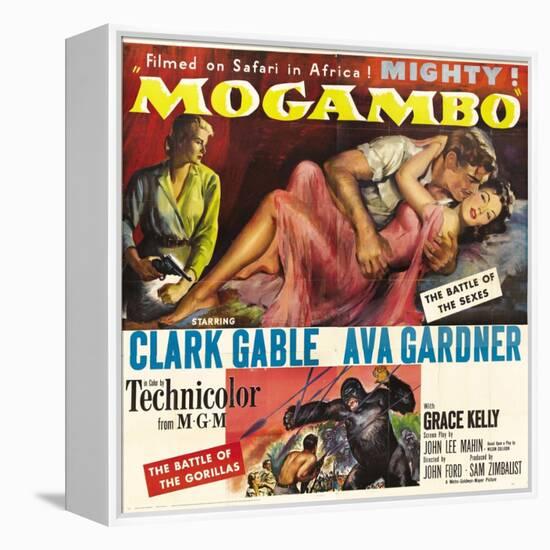 Mogambo, Grace Kelly, Clark Gable, Ava Gardner, 1953-null-Framed Stretched Canvas