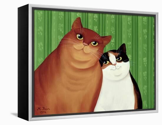 Moggies, 1994-Magdolna Ban-Framed Premier Image Canvas