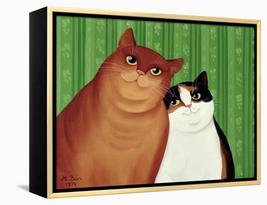 Moggies, 1994-Magdolna Ban-Framed Premier Image Canvas