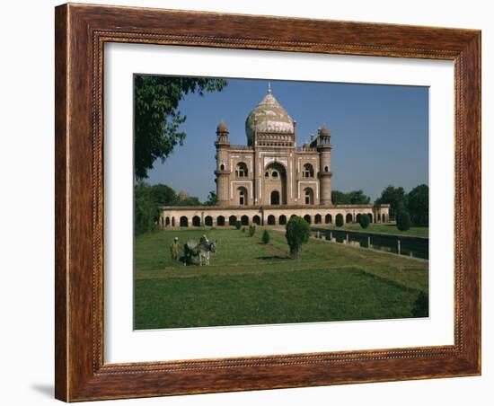 Moghul Tomb Dating from the 18th Century, Delhi, India-Christina Gascoigne-Framed Photographic Print