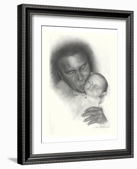 Mohammed Ali-Allen Friedlander-Framed Art Print