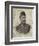 Mohammed Tewfik Pasha, the New Khedive of Egypt-null-Framed Giclee Print