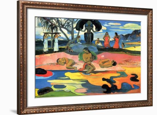 Mohana No Atua-Paul Gauguin-Framed Art Print