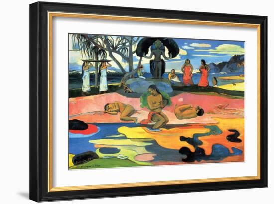 Mohana No Atua-Paul Gauguin-Framed Premium Giclee Print