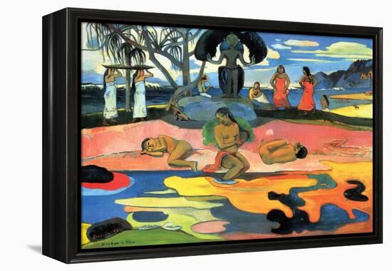 Mohana No Atua-Paul Gauguin-Framed Stretched Canvas