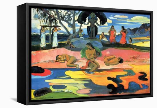 Mohana No Atua-Paul Gauguin-Framed Stretched Canvas