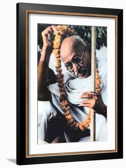 Mohondas Karamchand Gandhi (1869-194), Indian Nationalist Leader-null-Framed Giclee Print