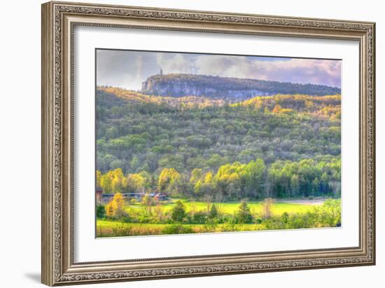 Mohonk Tower Spring-Robert Goldwitz-Framed Premium Photographic Print