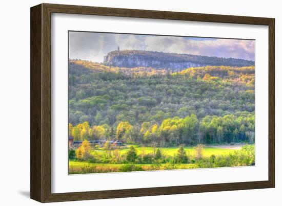 Mohonk Tower Spring-Robert Goldwitz-Framed Premium Photographic Print