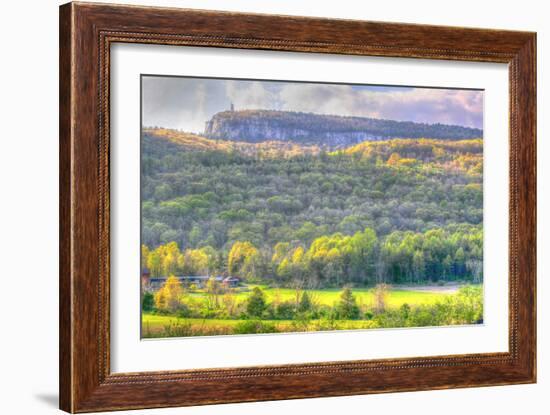 Mohonk Tower Spring-Robert Goldwitz-Framed Premium Photographic Print