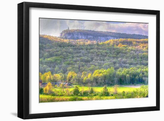 Mohonk Tower Spring-Robert Goldwitz-Framed Premium Photographic Print