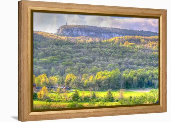 Mohonk Tower Spring-Robert Goldwitz-Framed Premier Image Canvas