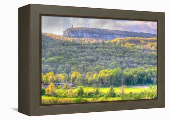 Mohonk Tower Spring-Robert Goldwitz-Framed Premier Image Canvas