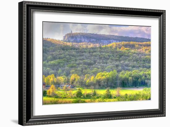 Mohonk Tower Spring-Robert Goldwitz-Framed Photographic Print