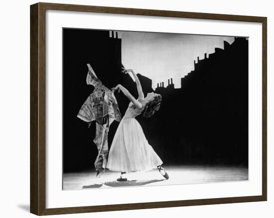 Moira Shearer Dancing in Title Ballet of Michael Powell's The Red Shoes-null-Framed Premium Photographic Print