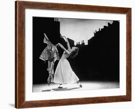 Moira Shearer Dancing in Title Ballet of Michael Powell's The Red Shoes-null-Framed Premium Photographic Print