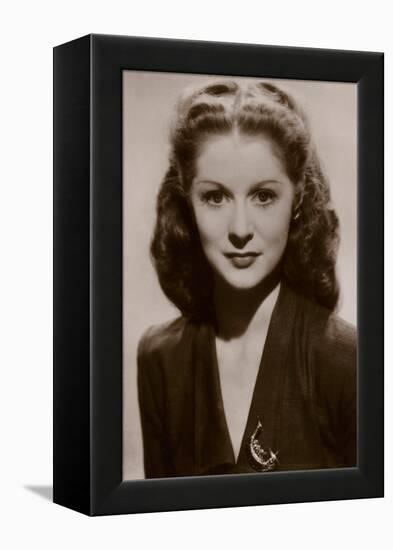 Moira Shearer, Scottish Ballet Dancer and Film Actress-null-Framed Premier Image Canvas