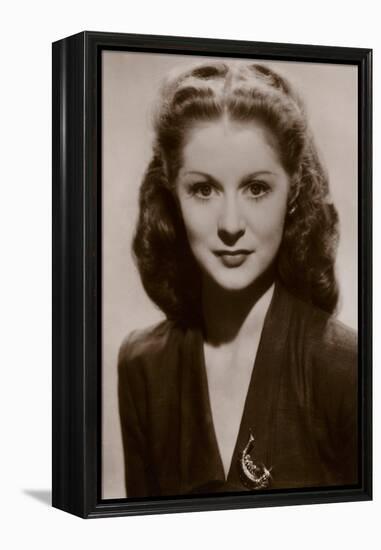 Moira Shearer, Scottish Ballet Dancer and Film Actress-null-Framed Premier Image Canvas