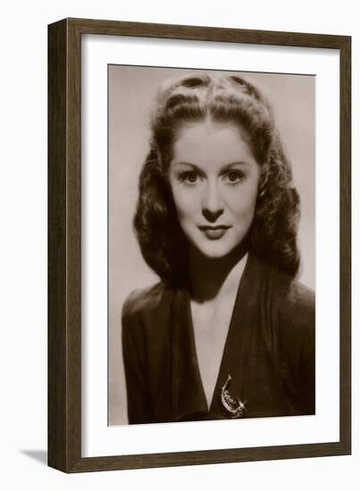 Moira Shearer, Scottish Ballet Dancer and Film Actress-null-Framed Photographic Print