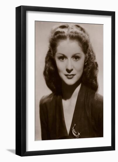 Moira Shearer, Scottish Ballet Dancer and Film Actress-null-Framed Photographic Print