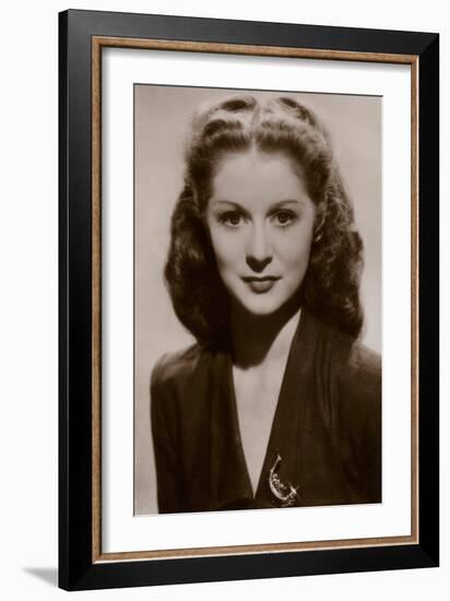 Moira Shearer, Scottish Ballet Dancer and Film Actress-null-Framed Photographic Print