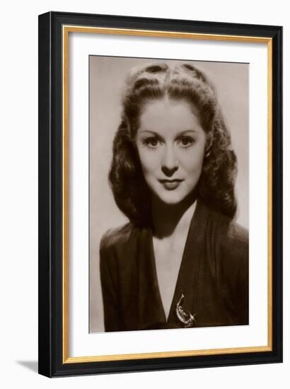 Moira Shearer, Scottish Ballet Dancer and Film Actress-null-Framed Photographic Print