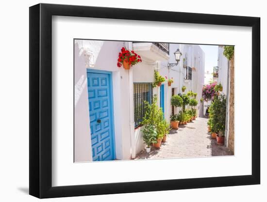 Mojacar Town, Almeria, Andalucia, Spain-Matthew Williams-Ellis-Framed Photographic Print