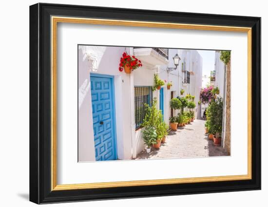 Mojacar Town, Almeria, Andalucia, Spain-Matthew Williams-Ellis-Framed Photographic Print