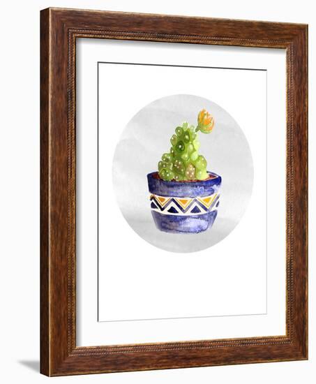 Mojave Cactus 5-Crystal Smith-Framed Art Print