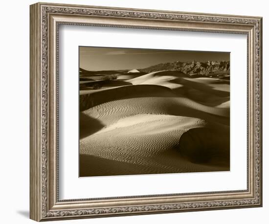 Mojave Desert Sand Dunes, Death Valley National Park, California, USA-Adam Jones-Framed Photographic Print