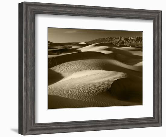 Mojave Desert Sand Dunes, Death Valley National Park, California, USA-Adam Jones-Framed Photographic Print