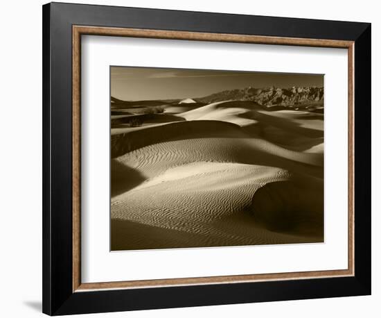 Mojave Desert Sand Dunes, Death Valley National Park, California, USA-Adam Jones-Framed Photographic Print