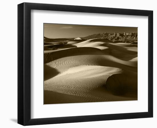 Mojave Desert Sand Dunes, Death Valley National Park, California, USA-Adam Jones-Framed Photographic Print