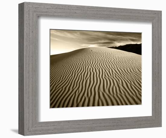 Mojave Desert Sand Dunes, Death Valley National Park, California, USA-Adam Jones-Framed Photographic Print