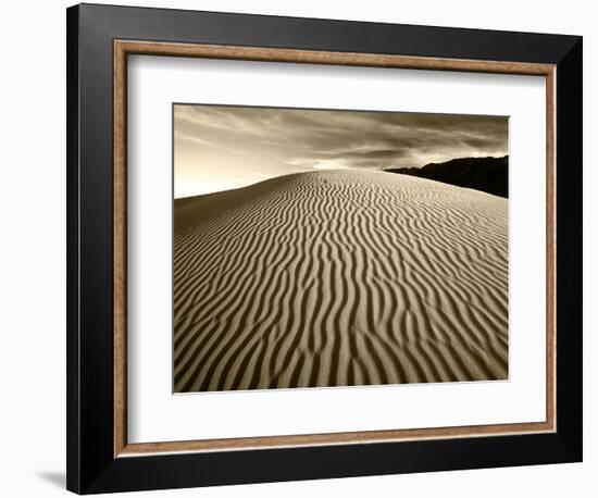 Mojave Desert Sand Dunes, Death Valley National Park, California, USA-Adam Jones-Framed Photographic Print