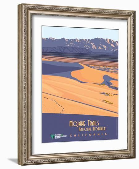 Mojave Trails National Monument-Bureau of Land Management-Framed Art Print