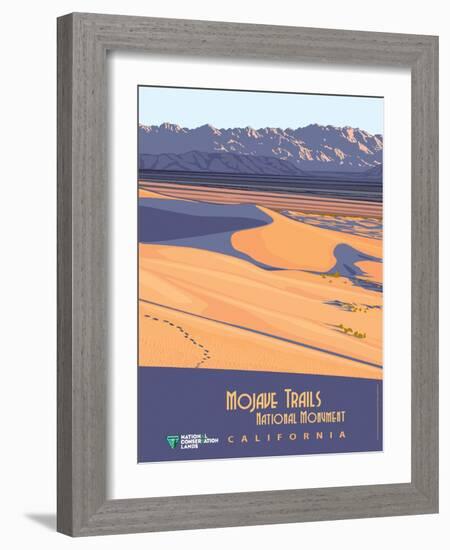 Mojave Trails National Monument-Bureau of Land Management-Framed Art Print