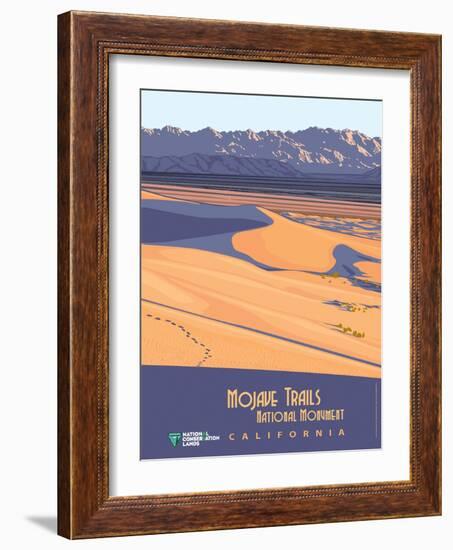 Mojave Trails National Monument-Bureau of Land Management-Framed Art Print