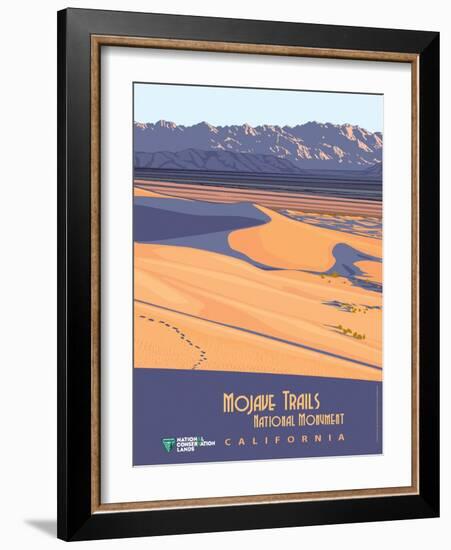 Mojave Trails National Monument-Bureau of Land Management-Framed Art Print